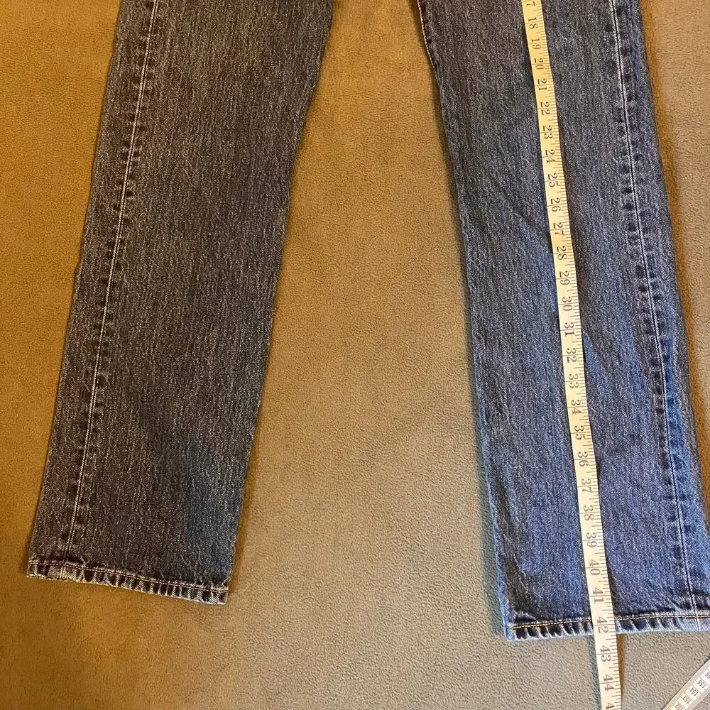 Levi's 501 Jeans Mens Sz 32x34 Blue Denim Straight Leg Workwear Classic Utility